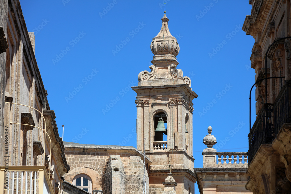 Metropolitan Cathedral of Saint Paul in Mdina. Malta