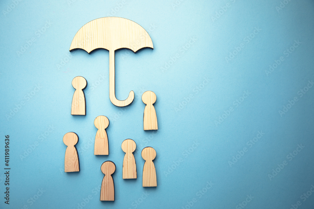wooden family and umbrella sign wooden family and umbrella sign