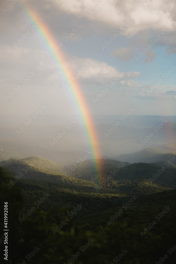 Rainbow Over The Mountains