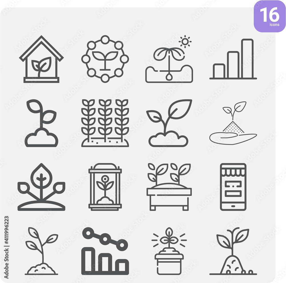 Simple set of reflecting related lineal icons. Simple set of reflecting related lineal icons.