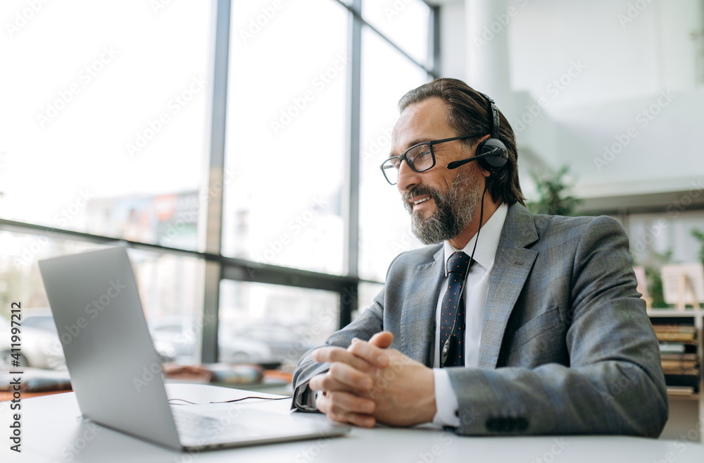 people man work business call center people man work business call center