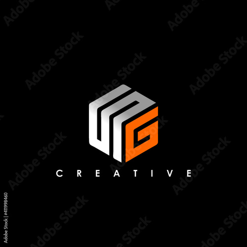 SG Letter Initial Logo Design Template Vector Illustration