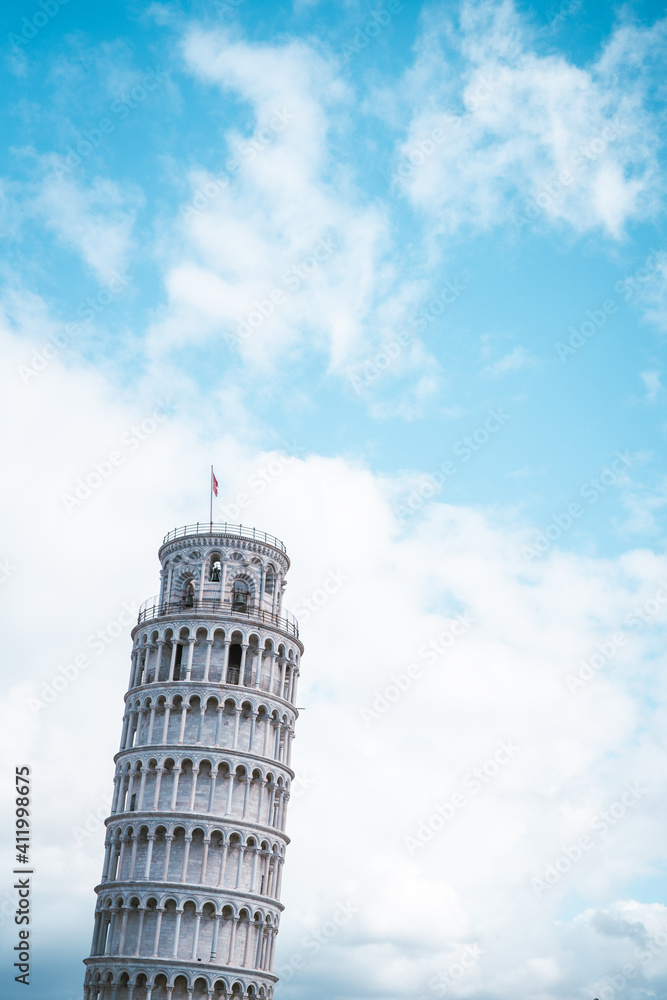 Pisa tower in Tuscany Italy 