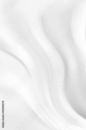 Abstract wave white and gray tone background. 