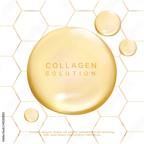 Cosmetics solution. supreme collagen  essence.
