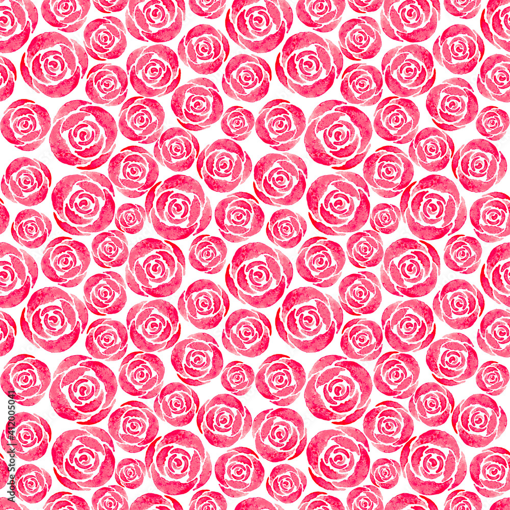 Roses of different sizes on a white background. Roses of different sizes on a white background.