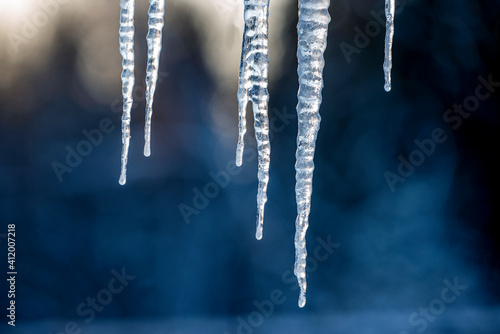 Photography icicles on a roof, nacka,sverige,sweden, stockholm