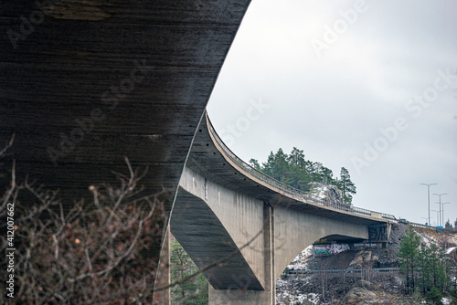 Photography bridge over the river, nacka,sverige,sweden, stockholm