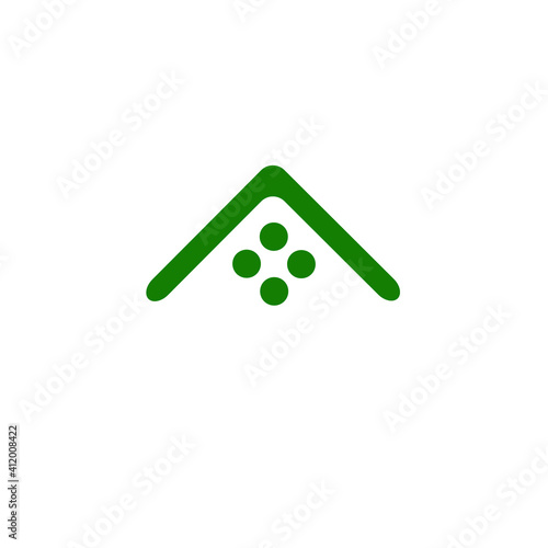 home logo in simple style, home logo for your website design, app, UI. Vector icon illustration, EPS10.