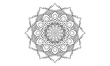 mandala vector tattoo art, circular floral mandala design.