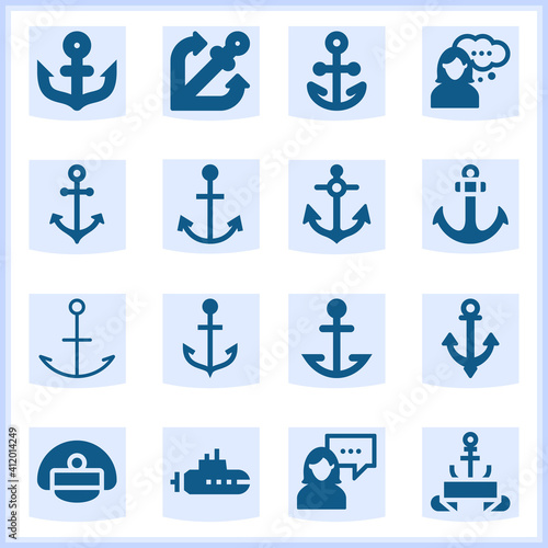 Naval  related simple set. 16  filled