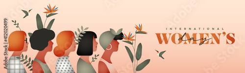 International Women's Day tropical women group
