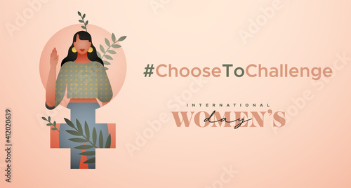 Women's Day choose to challenge tropical girl card