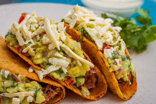 Delicious and nutritious Mexican tacos