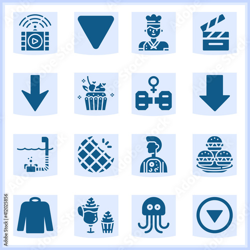 Behind  related simple set. 16  filled