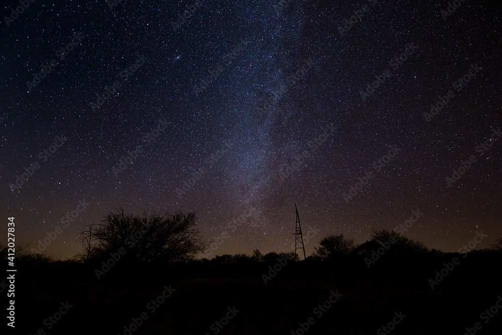 milkyway in the northern Texas sky