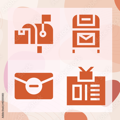 Simple set of settlements related filled icons