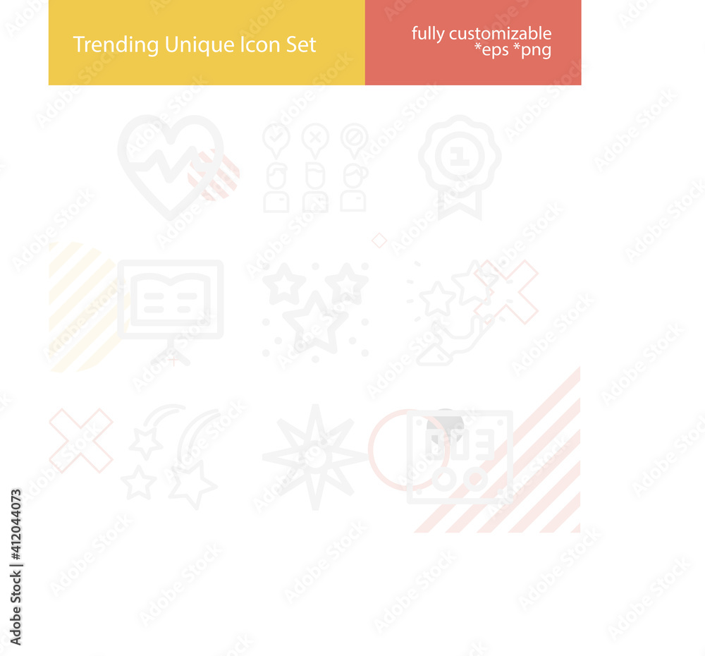 Simple set of rating related lineal icons. Simple set of rating related lineal icons.