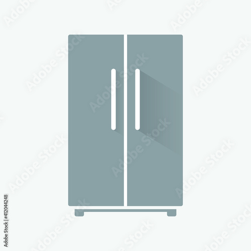 Refrigerator icon design isolated on white background