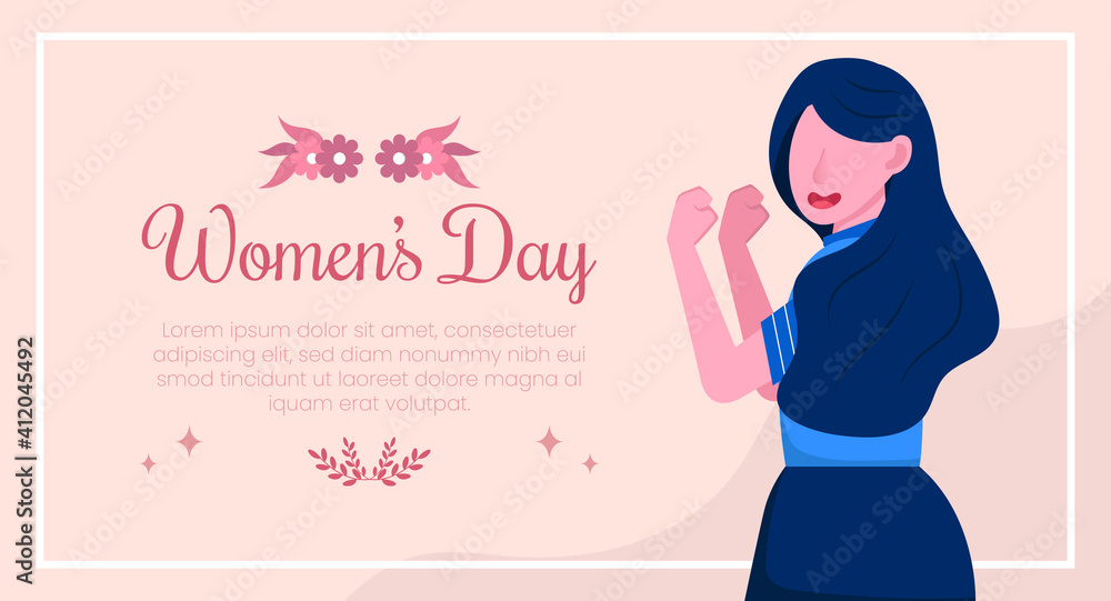 March 8th international women's day celebration background March 8th international women's day celebration background