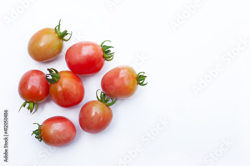 Fresh tomato isolated on white color background
