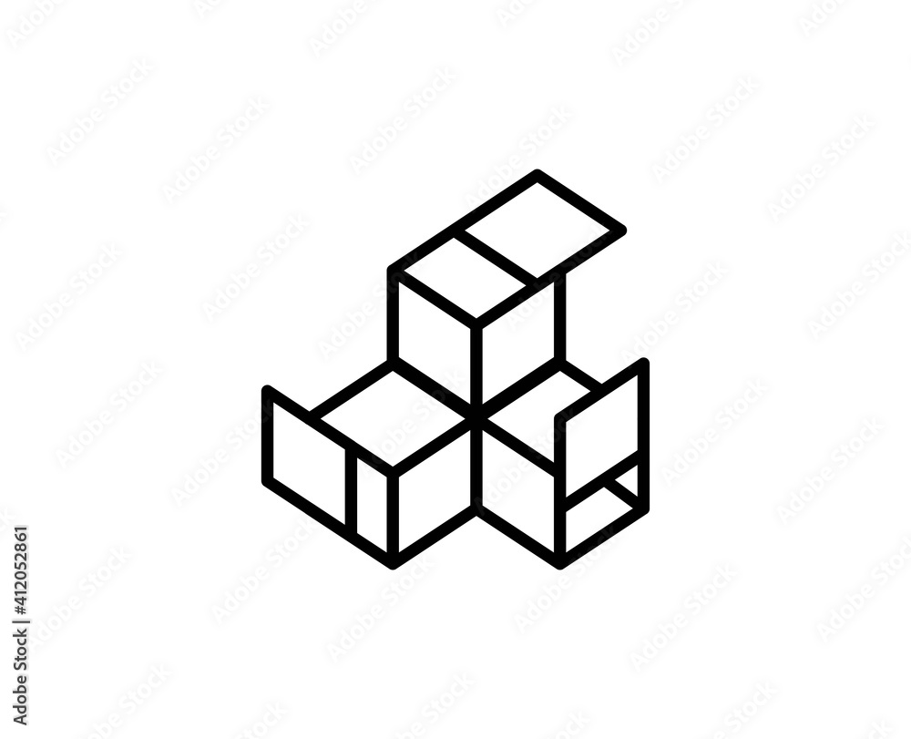 Blockchain line icon. Vector symbol in trendy flat style on white background. Web sing for design. Blockchain line icon. Vector symbol in trendy flat style on white background. Web sing for design.