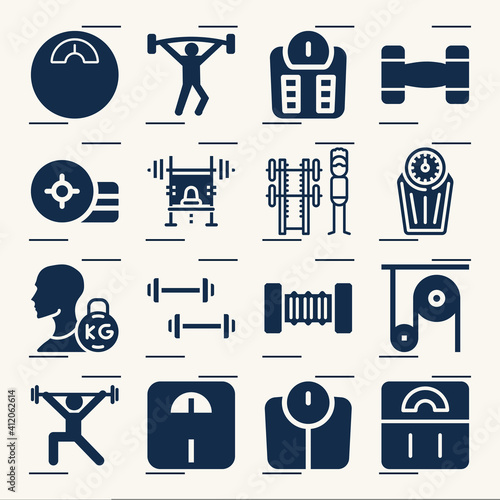 Simple set of troy related filled icons.