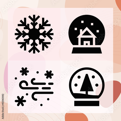 Simple set of play false related filled icons