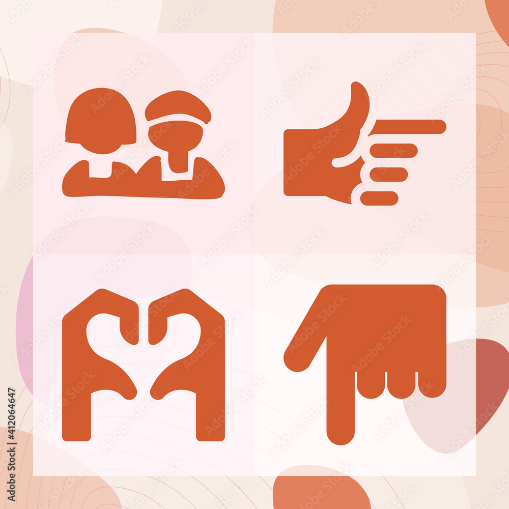 Simple set of turn over related filled icons Simple set of turn over related filled icons