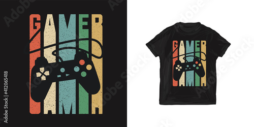 game t-shirt design that is perfect for boy or kid.