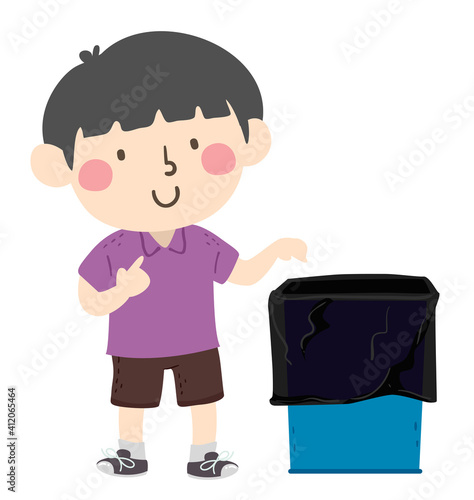 Kid Boy Class Litter Monito...