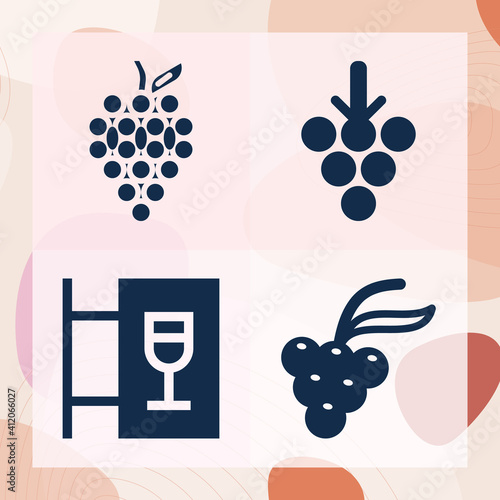 Simple set of rape related filled icons