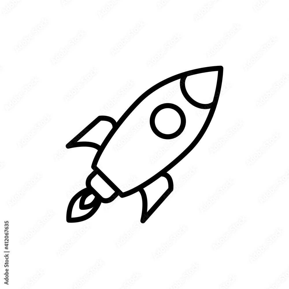 Rocket Icon Design Vector Template Illustration Rocket Icon Design Vector Template Illustration
