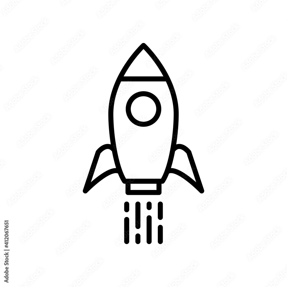 Rocket Icon Design Vector Template Illustration Rocket Icon Design Vector Template Illustration