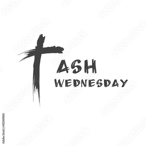 Illustration vector Ash Wednesday