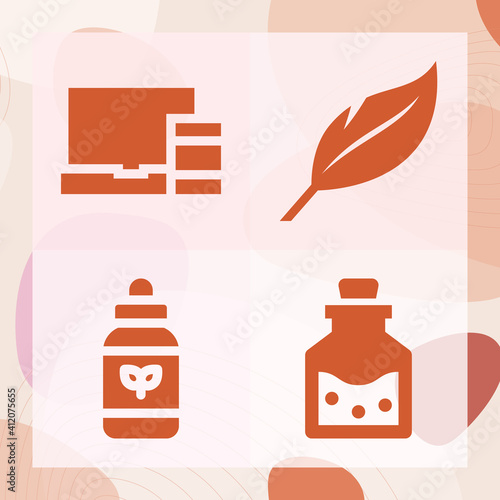 Simple set of innate related filled icons