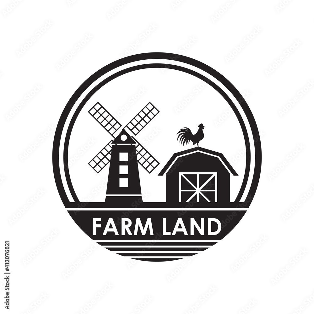 farm vector , agriculture logo vector