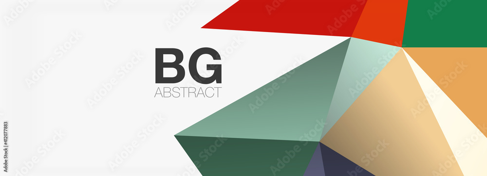 3d mosaic abstract backgrounds, low poly shape geometric design 3d mosaic abstract backgrounds, low poly shape geometric design