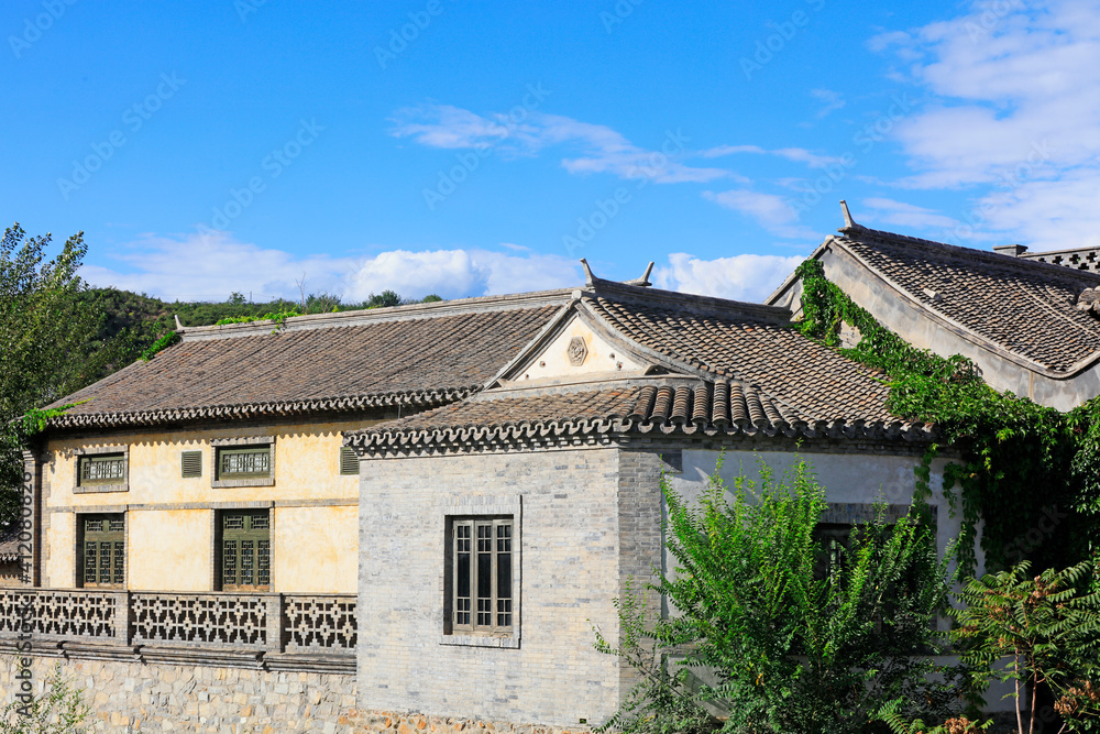 architectural landscape of Gubeikou Town, Miyun, Beijing, China