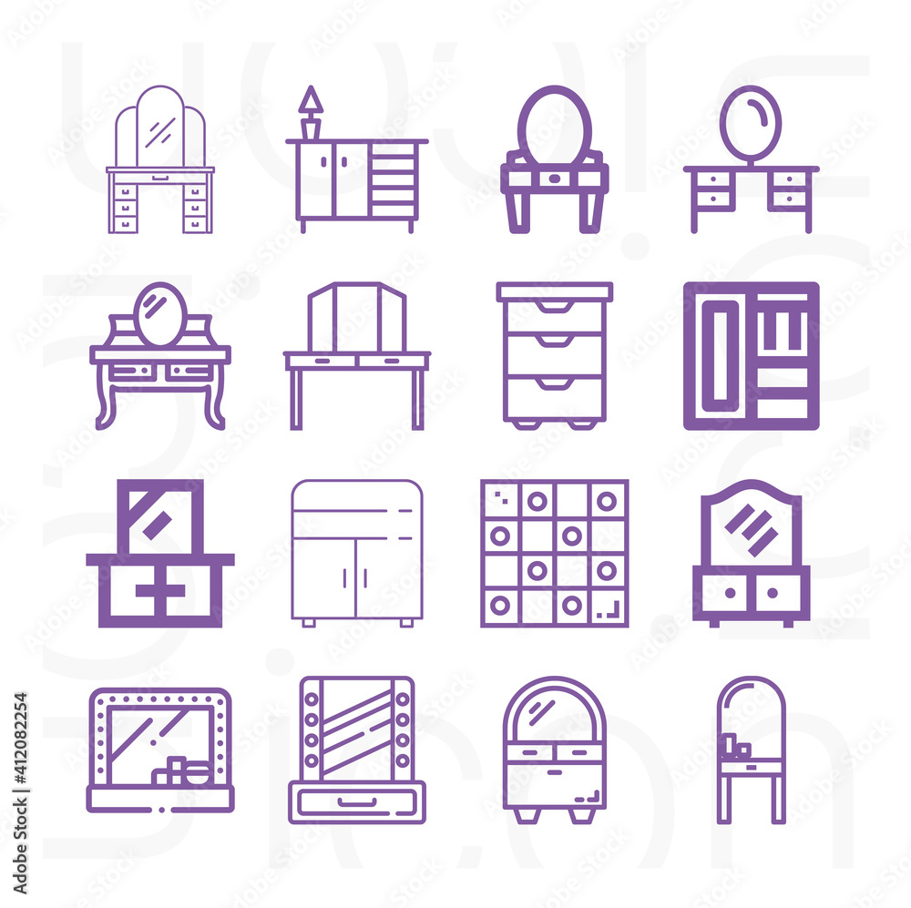 16 pack of lesser lineal web icons set 16 pack of lesser lineal web icons set