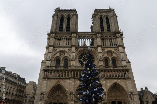 Detail from Notre Dame de Paris cathedral