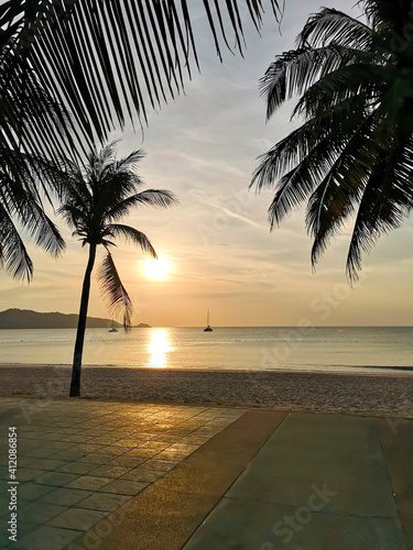 Sunset at Patong beach 2021
