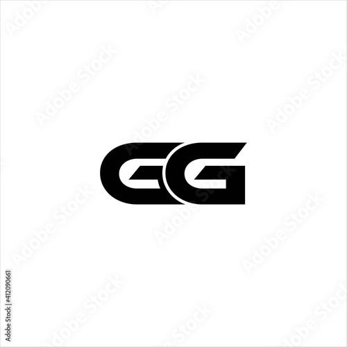 Initial GG Logo design Vector with Masculine Concept