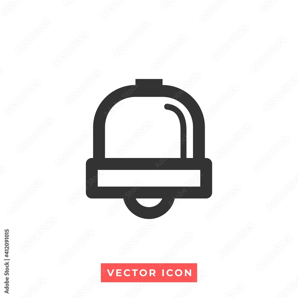 illustration of a bell. notification vector icon illustration of a bell. notification vector icon