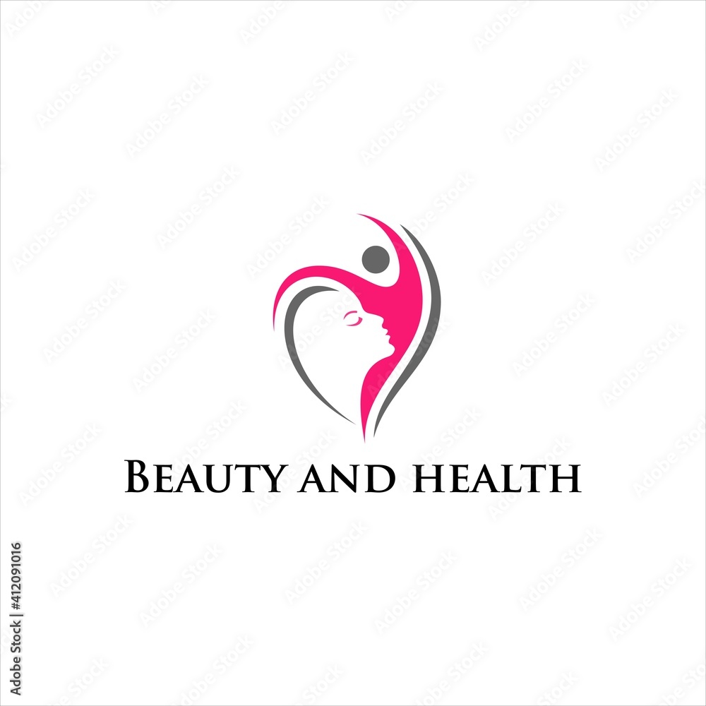 Elegant Woman Beauty Face Logo for Cosmetic and Spa Business in Minimalist Style Elegant Woman Beauty Face Logo for Cosmetic and Spa Business in Minimalist Style