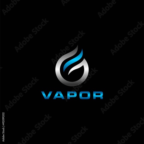 Vapor Logo Design,Vape Smoke Icon Template