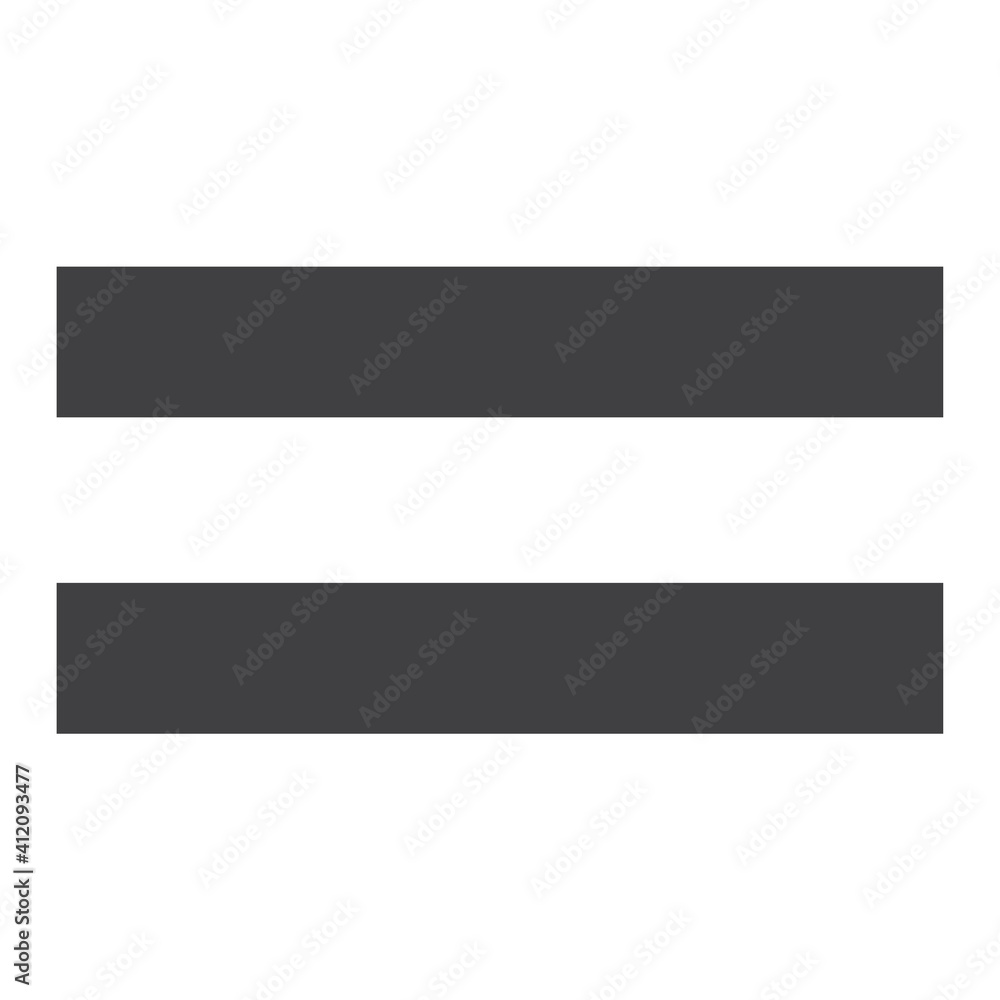 Equal sign vector Equal sign vector