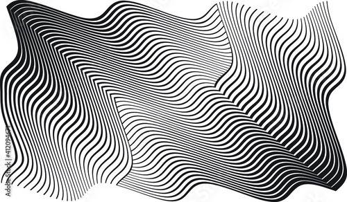 Wallpaper Mural Abstract Black vertical Striped Background . Vector Torontodigital.ca