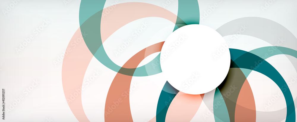 Ring geometric shapes, o letter repetition wallpaper. Abstract background for business or technology presentations, internet posters or web brochure covers Ring geometric shapes, o letter repetition wallpaper. Abstract background for business or technology presentations, internet posters or web brochure covers