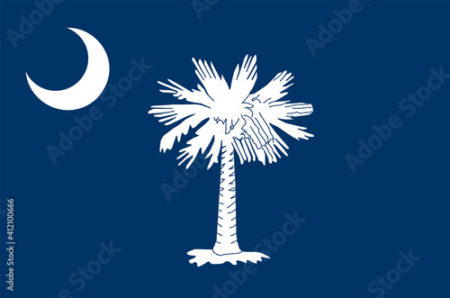 flag of the state of South Carolina